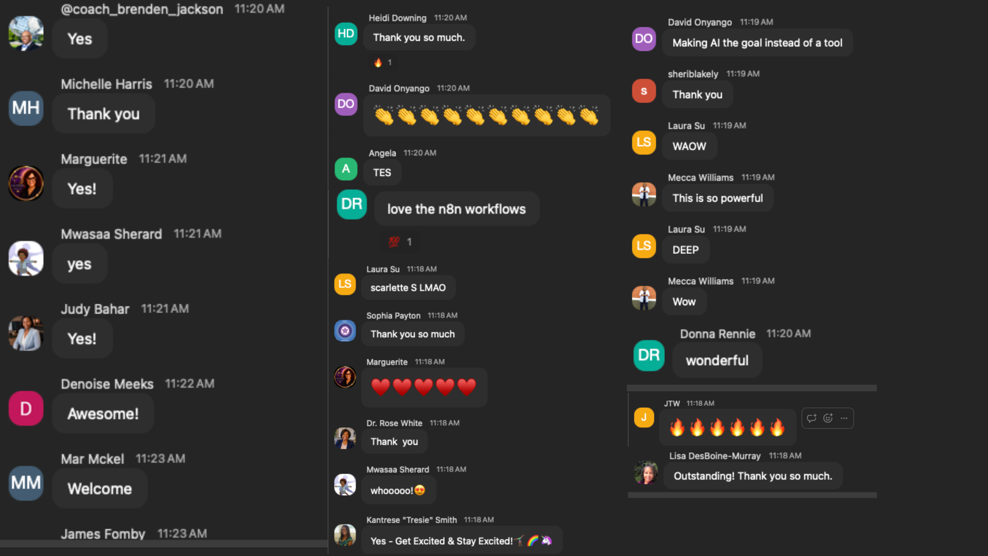 Live attendee reaction from the AI Mastery Summit