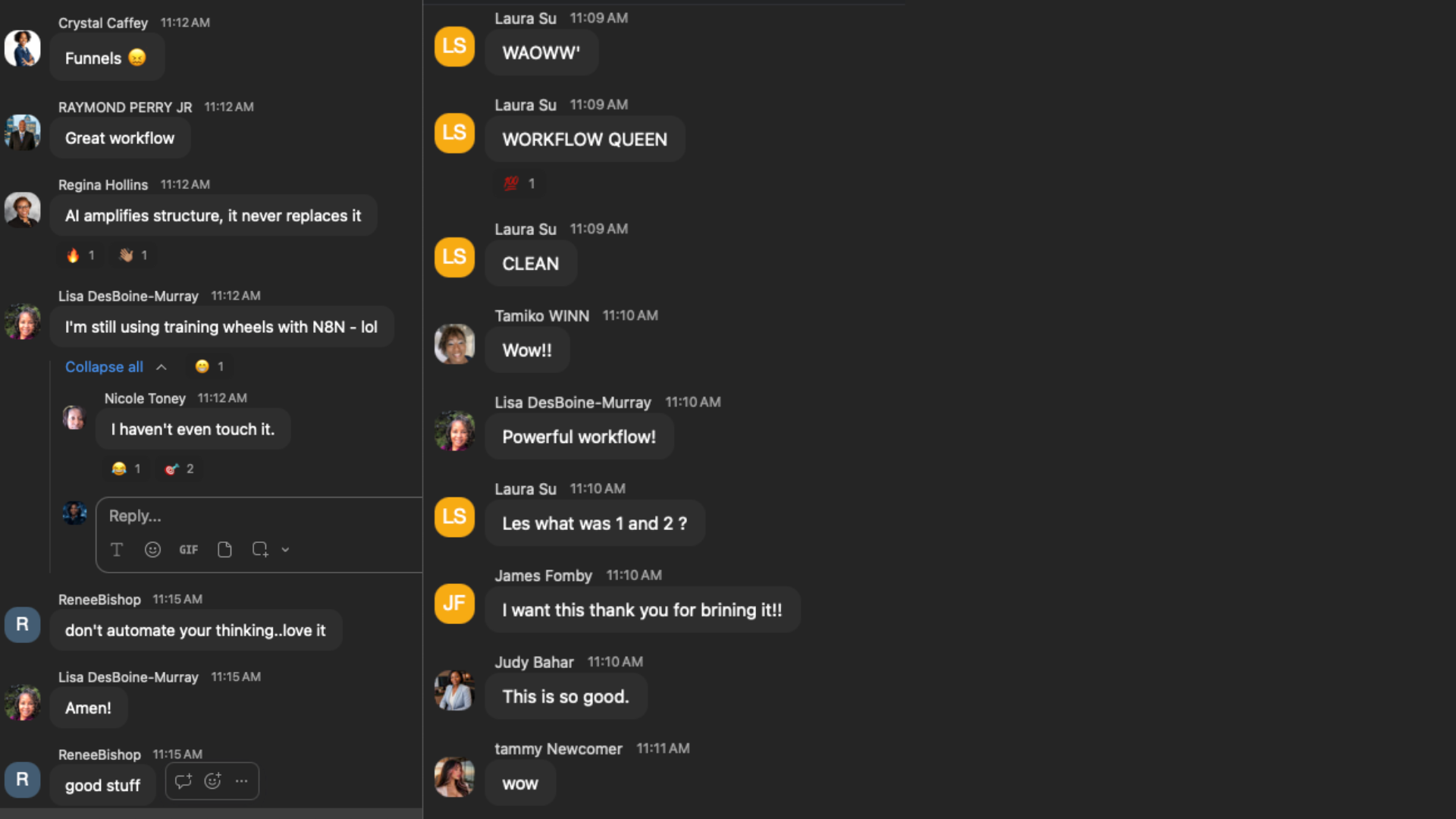 Live attendee reaction from the AI Mastery Summit